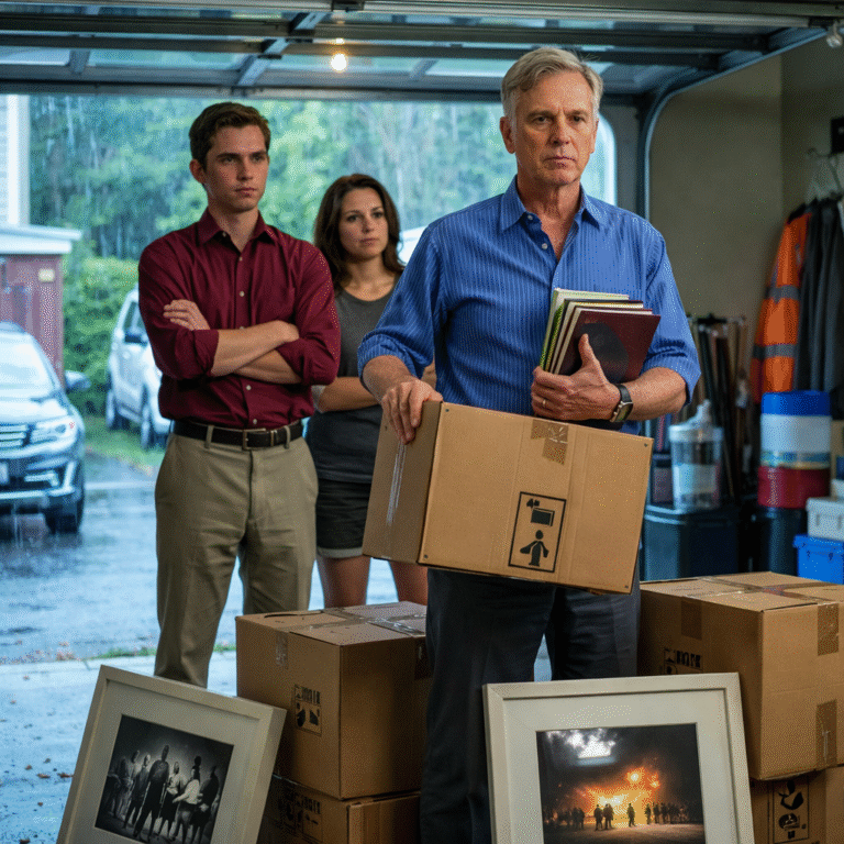 My Belongings Were Stacked in the Garage — That’s When I Stopped Tolerating Him