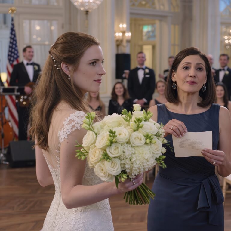 Mother Saves Daughter From Wealthy Groom’s Control: The Wedding Day Note That Changed Everything